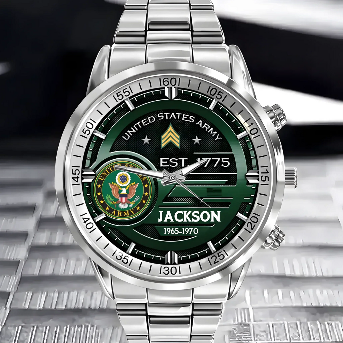 Customized U.S. Military Badge Watches - Gifts for Soldier