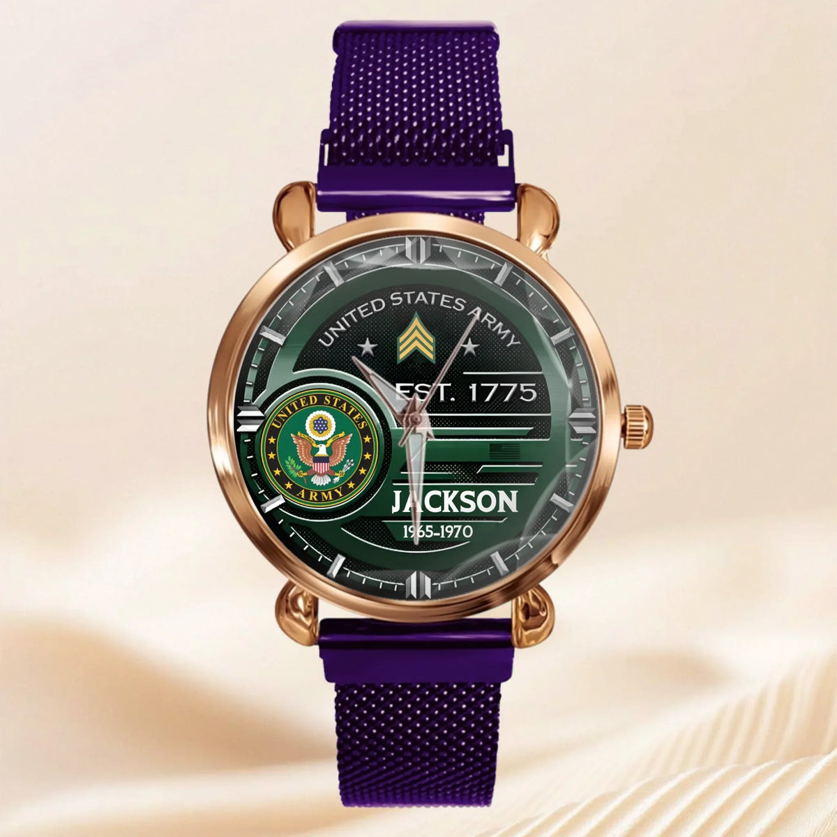 Customized U.S. Military Badge Watches - Gifts for Soldier