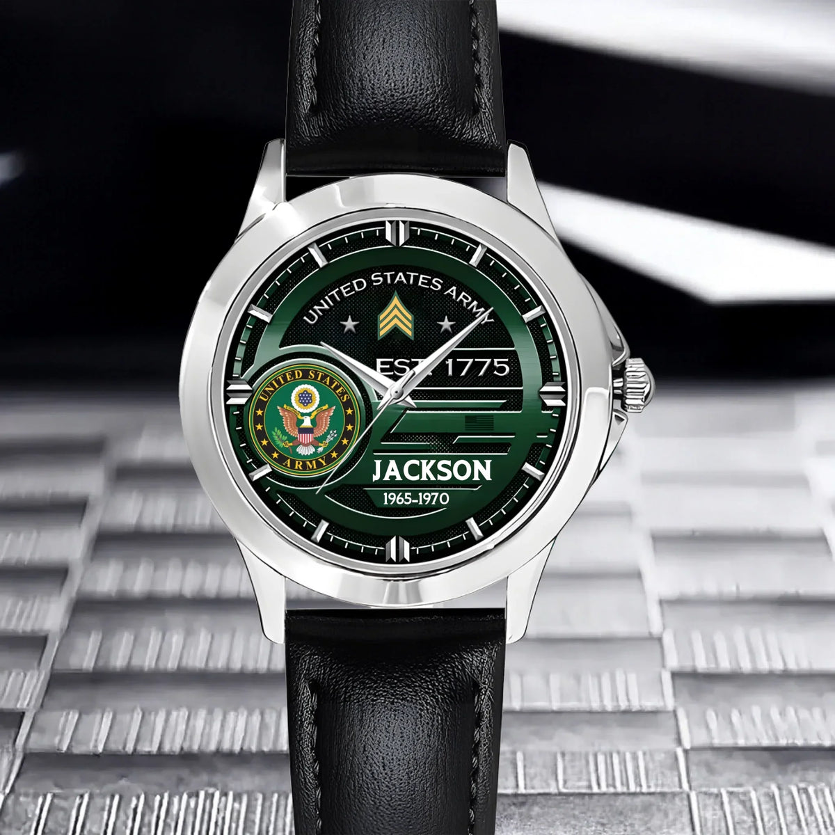 Customized U.S. Military Badge Watches - Gifts for Soldier