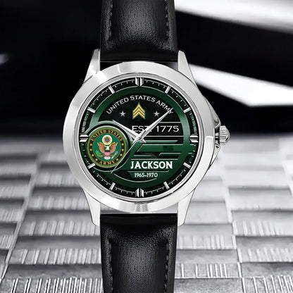 Customized U.S. Military Badge Watches - Gifts for Soldier