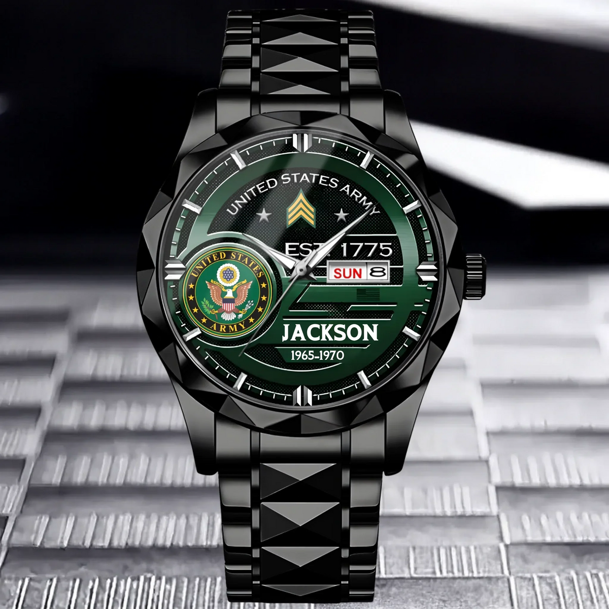 Customized U.S. Military Badge Watches - Gifts for Soldier