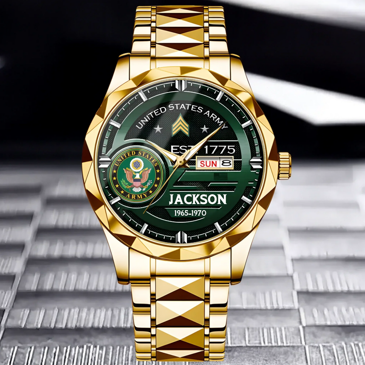 Customized U.S. Military Badge Watches - Gifts for Soldier