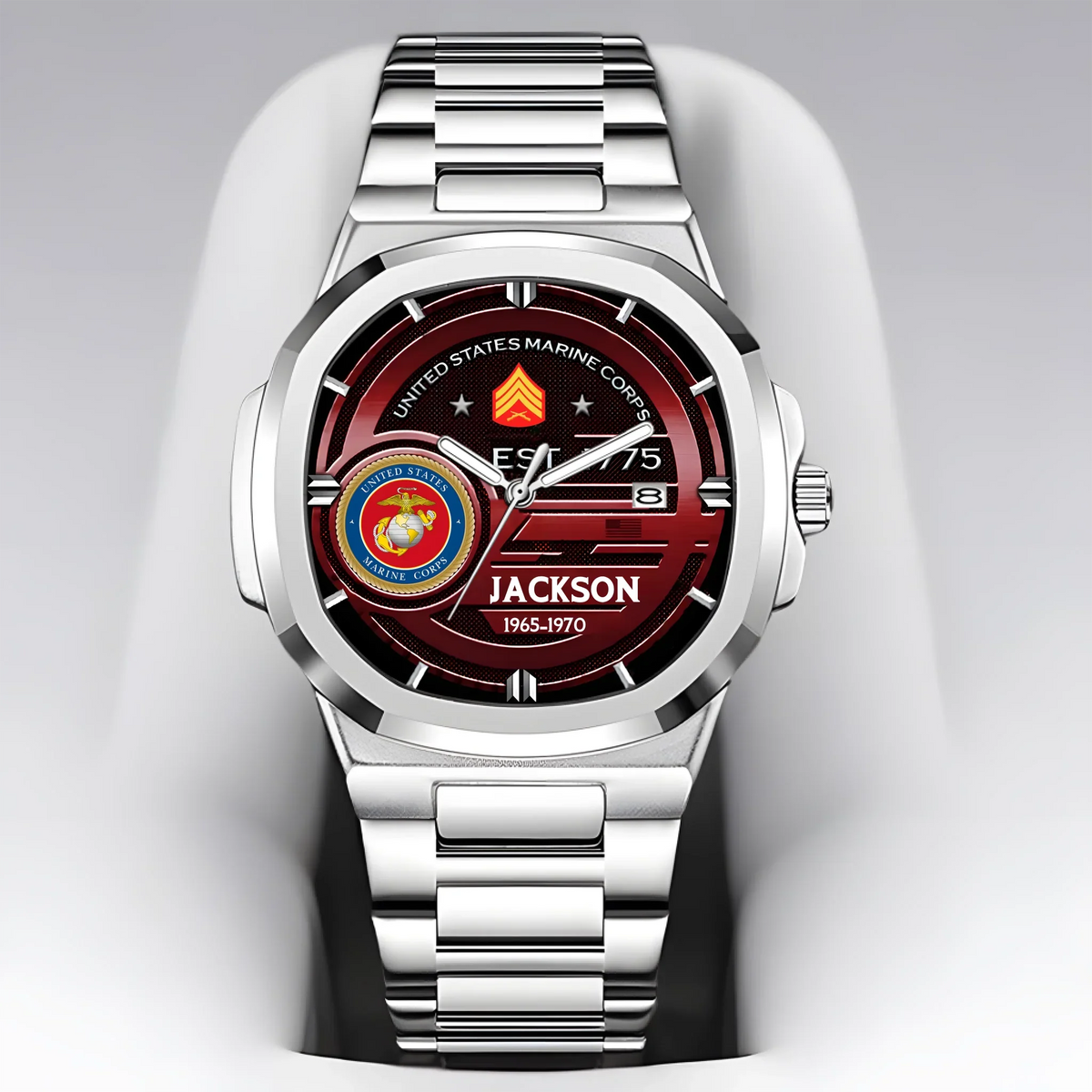 Customized U.S. Military Badge Watches - Gifts for Soldier