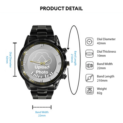 Watches With Customizable Dials - Personalized Dial Photos - A Unique And Special Commemorative Gift